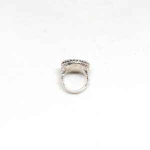 Handmade Berber Silver Plated Ring: Tribal Jewelry