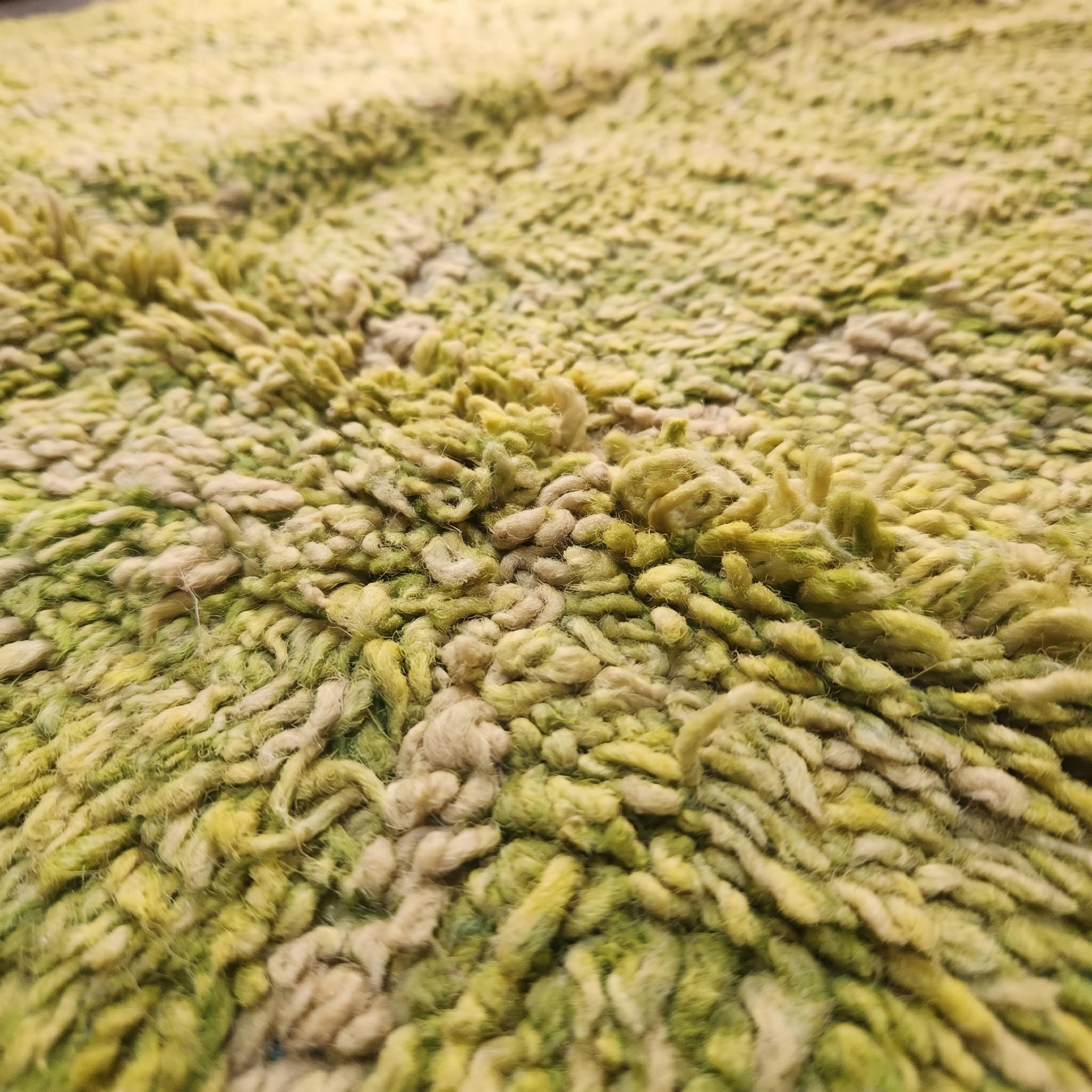 Rug - Olive Green Wool Rug - Handmade Beni Ourain Green Rug - Sage Boho Area Rug - Forest Green Berber Carpet - Multiple Sizes