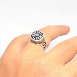 Handmade Berber Silver Ring: Tuareg Tribal Jewelry
