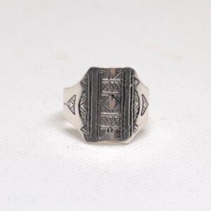 Handmade Sterling Silver Berber Ring: Tuareg Tribal Jewelry