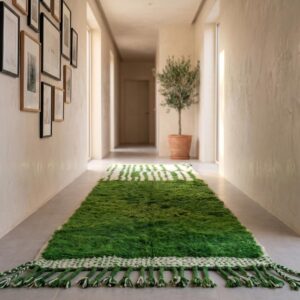 Berber Green Runner Rug