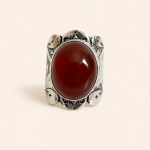 Berber Silver Tribal Ring – Moroccan Heritage Ring