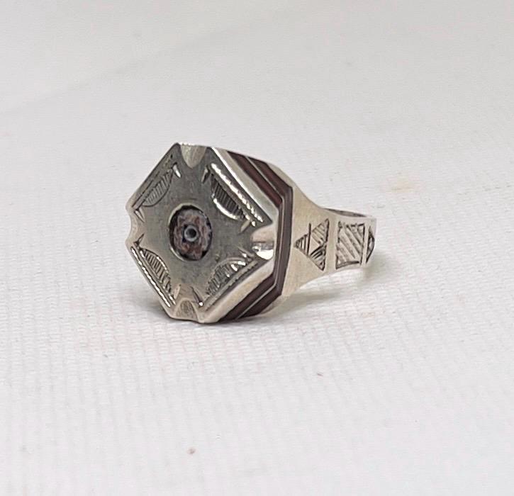 Tuareg Sterling Silver Ring: Berber Ethnic Tribal Jewelry