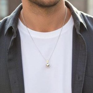 Handmade Sterling Silver Ball Necklace: Berber Tribal Jewelry