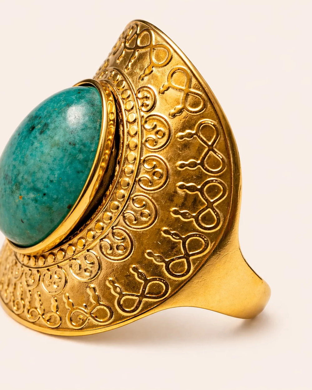 Berber Silver Tribal Ring – Moroccan Heritage Ring