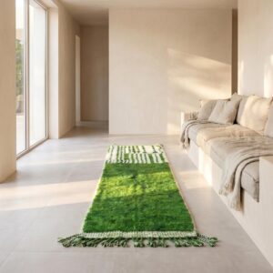 Berber Green Runner Rug