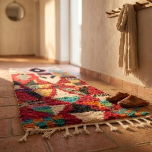 Berber Red Cream Rug