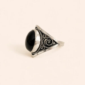 Berber Silver Diamond Ring – Symbolic Berber Finger Jewelry