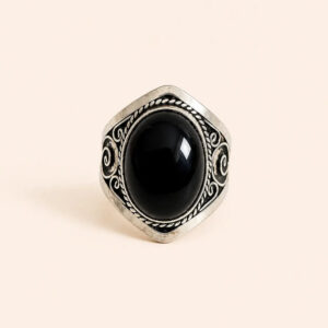 Berber Silver Diamond Ring – Symbolic Berber Finger Jewelry
