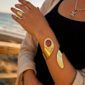 Amazigh Brass Atlas Heritage Piece – Amazigh Form for Meaningful Styling