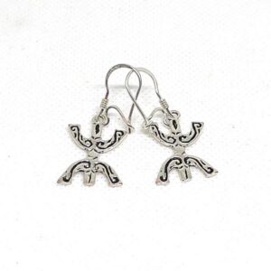 Kabyle Tuareg Sterling Silver Amazigh Yaz Earrings: Berber Jewelry