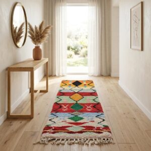 Amazigh Handwoven Multicolor Rug
