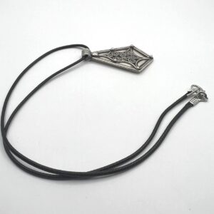 Berber Amulet Sterling Silver Pendant Necklace: Tuareg Cross African Spiral Boho Gypsy Boho