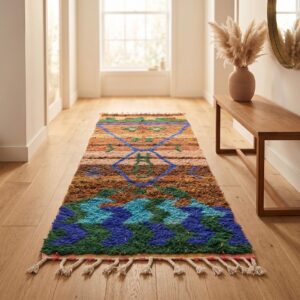 Berber Brown Runner Rug