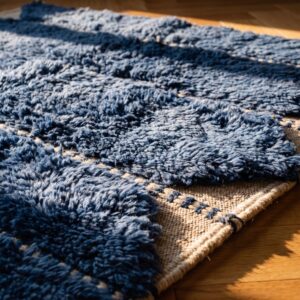 Berber Blue Wool Rug