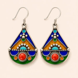 Aman Earrings - Amazigh Silver Heritage Jewelry