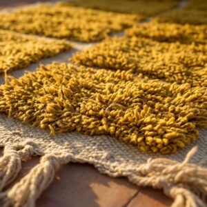 Berber Mustard Yellow Rug