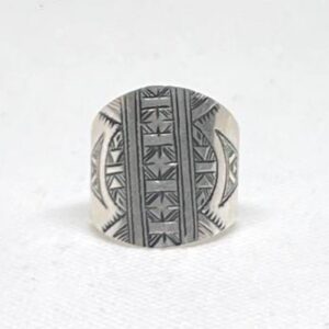 Berber Sterling Silver Ring: Handmade Engraved Tribal Jewelry, African Tuareg Ring