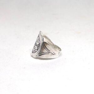 Handmade Sterling Silver Tuareg Ring: Berber Tribal Jewelry