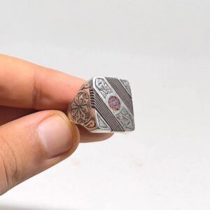 Tuareg Sterling Silver Ring: Handmade Berber Tribal Jewelry