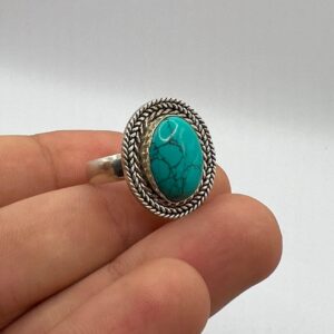 Berber Handmade Sterling Silver Rings For Women Bohemian Ladies Signet Band Ethnic Tribal Jewelry