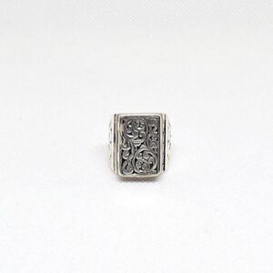 Handmade Tuareg Sterling Silver Ring: Berber Tribal Jewelry