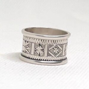 Handmade Sterling Silver Tuareg Ring: Berber Tribal Jewelry