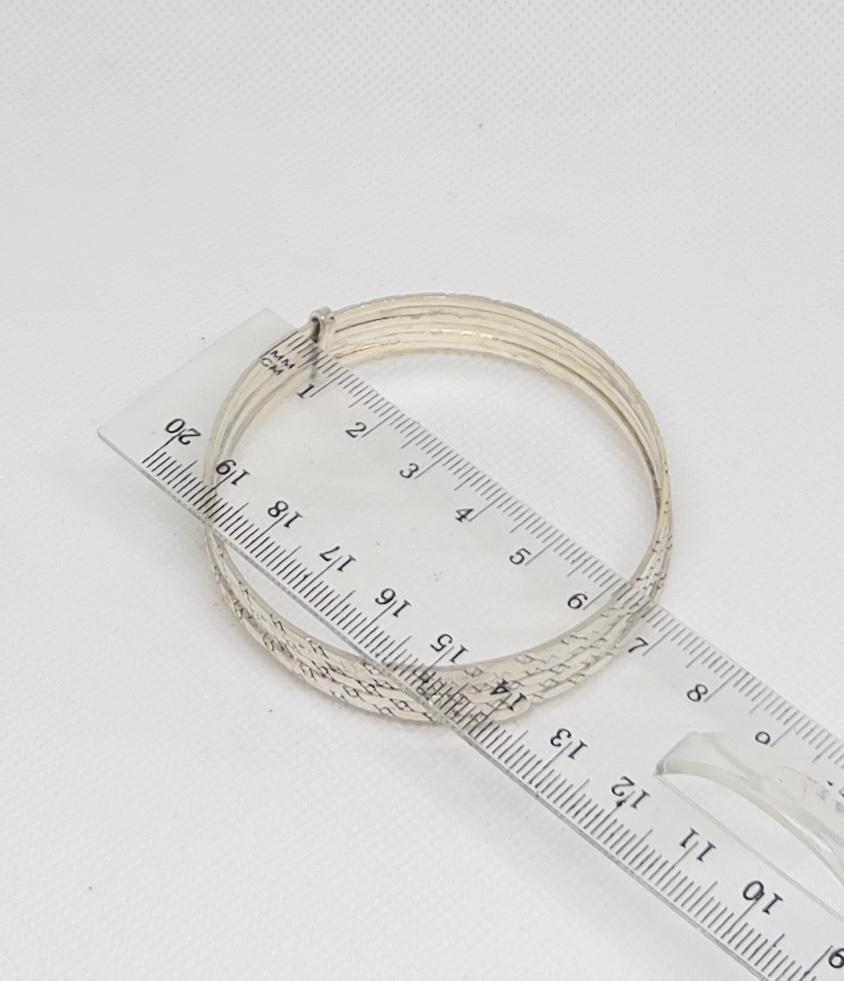 Handmade Berber Silver Cuff Bracelet: Tribal Boho Jewelry
