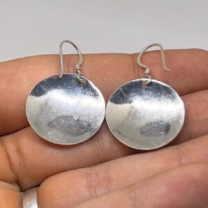 Tuareg Sterling Silver Spiral Bohemian Earrings: Berber Tribal Jewelry