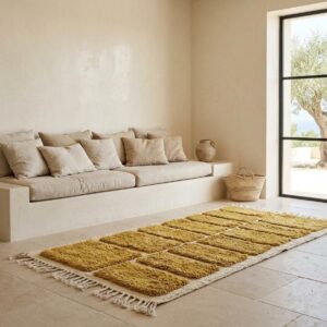 Berber Mustard Yellow Rug