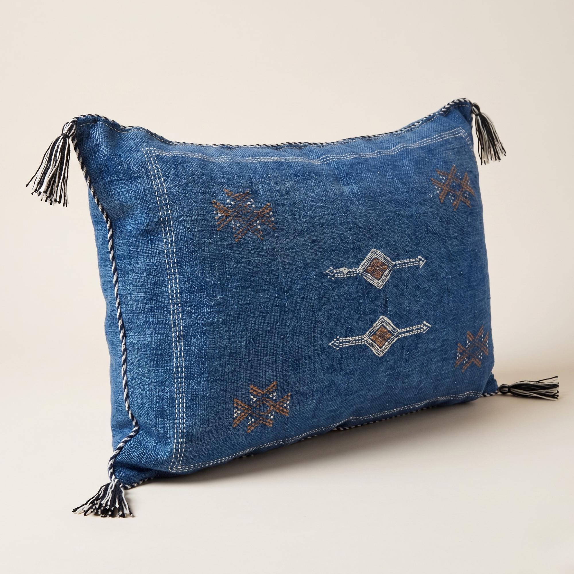 Amazigh Cactus Silk Pillow