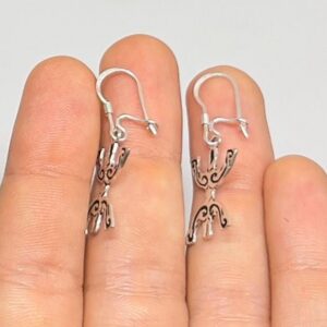 Kabyle Tuareg Sterling Silver Amazigh Yaz Earrings: Berber Jewelry