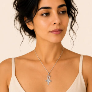 Alket Necklace - Amazigh Silver Pendant Jewelry