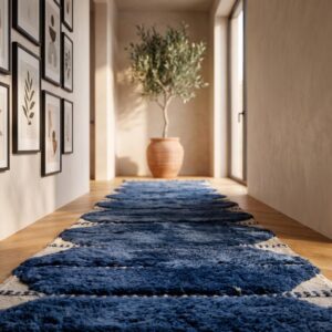 Berber Blue Wool Rug
