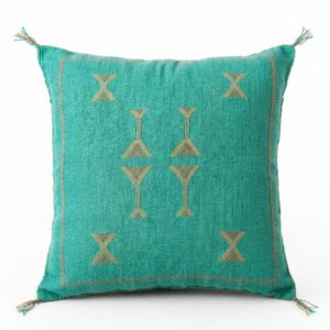 Berber Seafoam Green Pillow