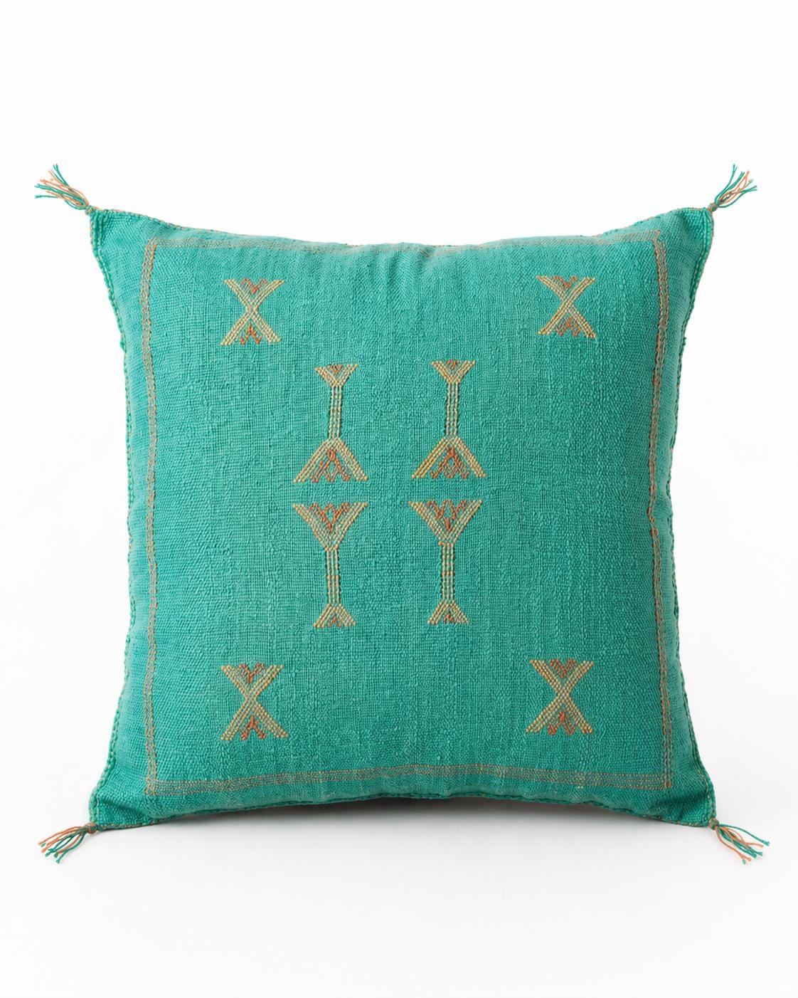 Berber Seafoam Green Pillow
