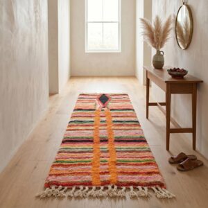 Berber Striped Boujaad Rug
