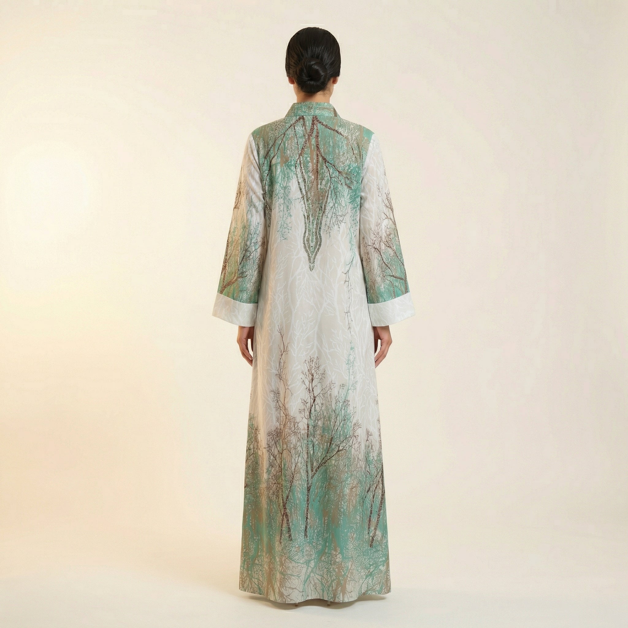 Abaya Dress - Turquoise Cultural Occasion Wear