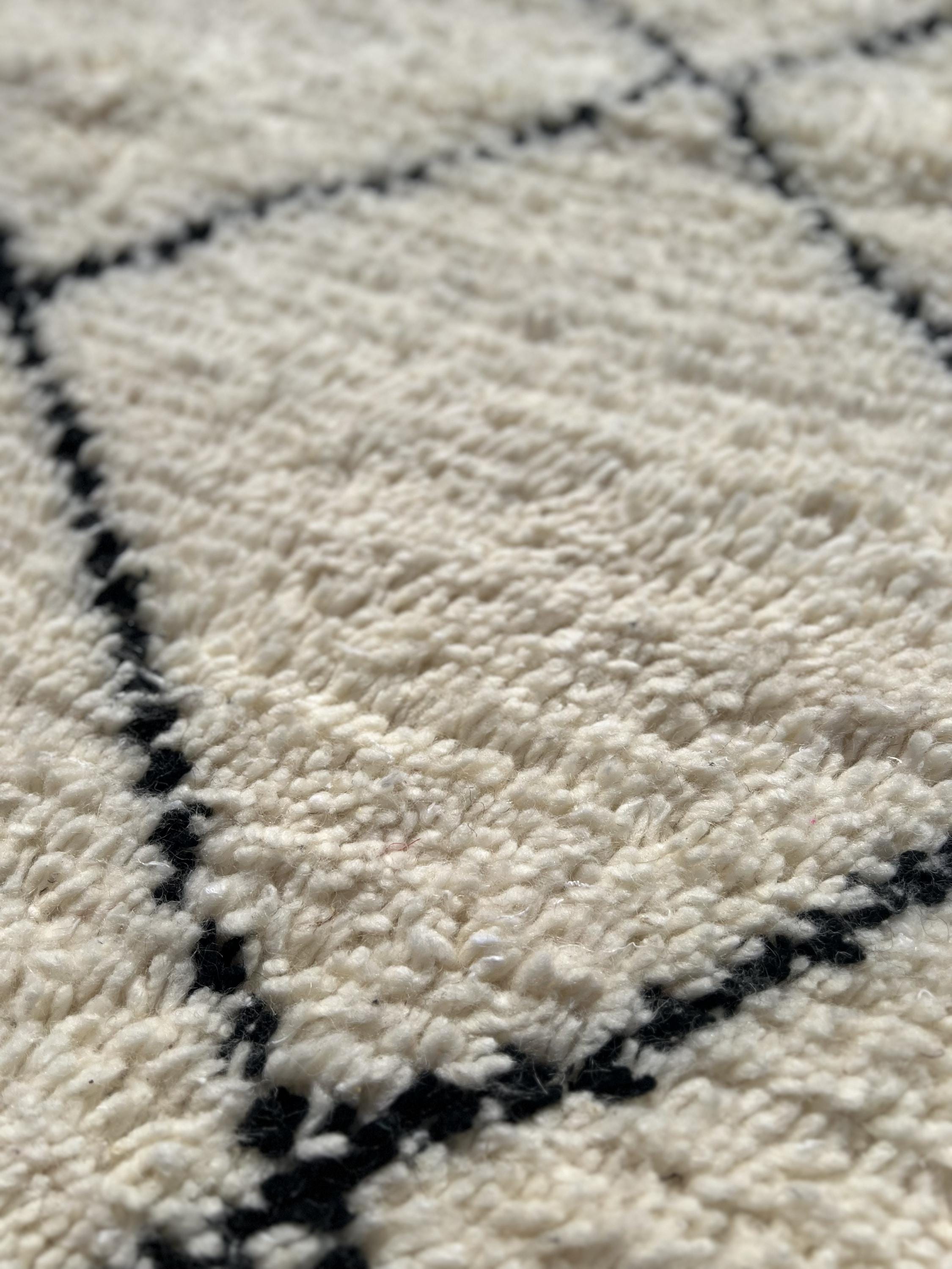 Berber Beni Ourain Rug 8x5 ft