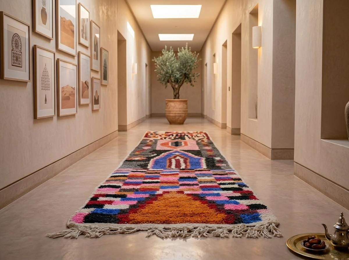 Berber Abstract Boujaad Rug