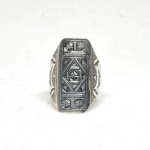 Boho Jewelry Silver Rings - Berber Tuareg Sterling Silver Tribal Ring