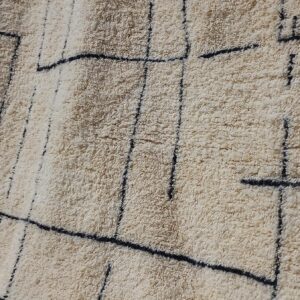 Berber Authentic Beni Ourain Rug 8x5 ft