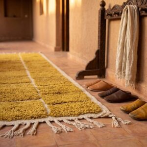 Berber Mustard Yellow Rug
