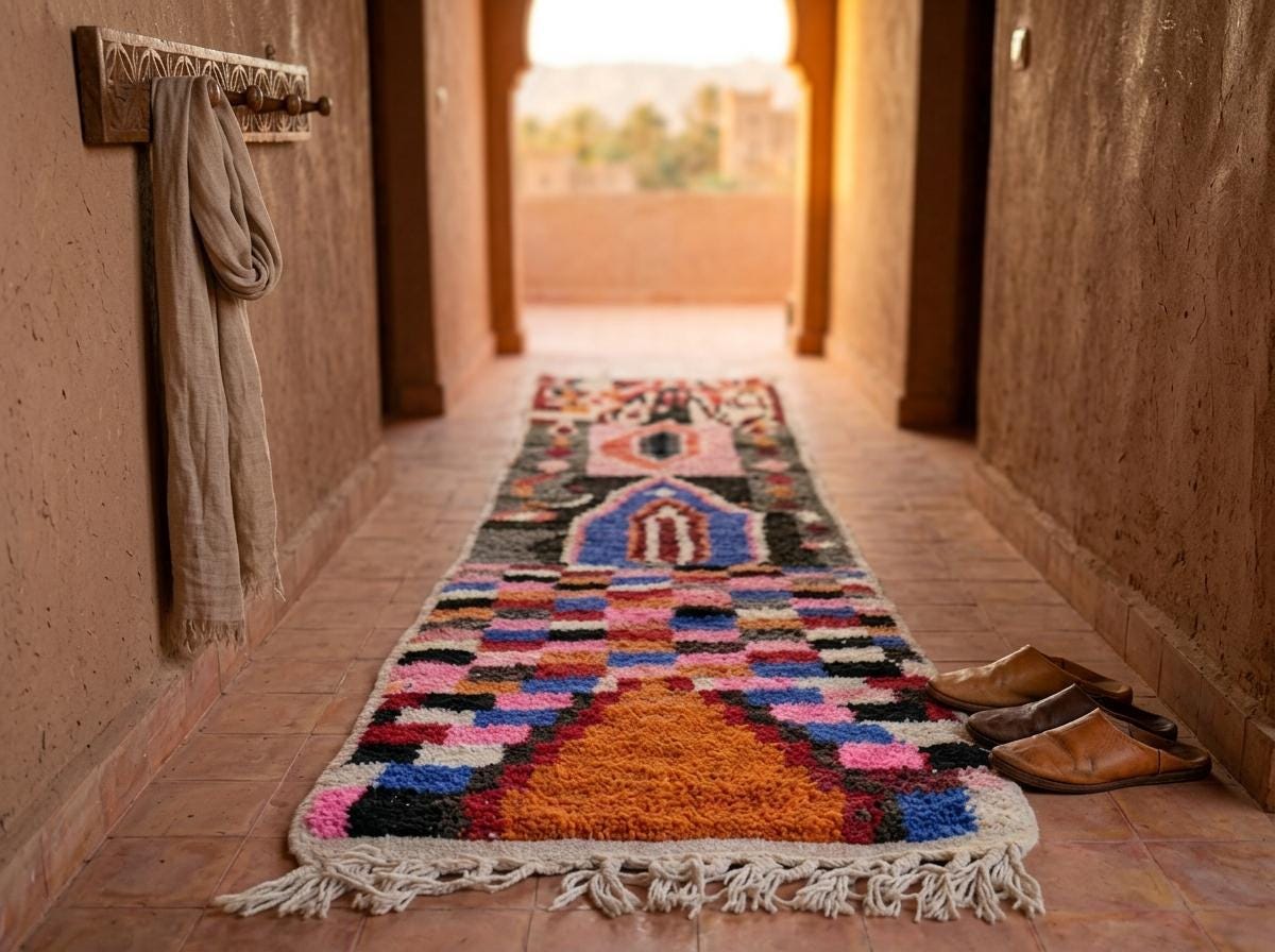 Berber Abstract Boujaad Rug