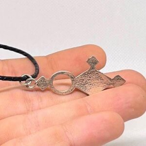 Tuareg Cross Pendant: Yaz Berber Sterling Silver African Tribal Desert Sahara Tribe Pendant Necklace