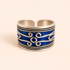 Amazigh Silver Ring – Amazigh Geometric Ring