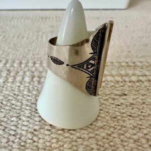 Amazigh Silver Ring – Tihya Heritage Inspired Design