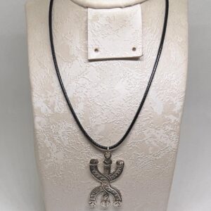 Amazigh Berber Sterling Silver Yaz Pendant: Kabyle Tuareg Free Man Necklace