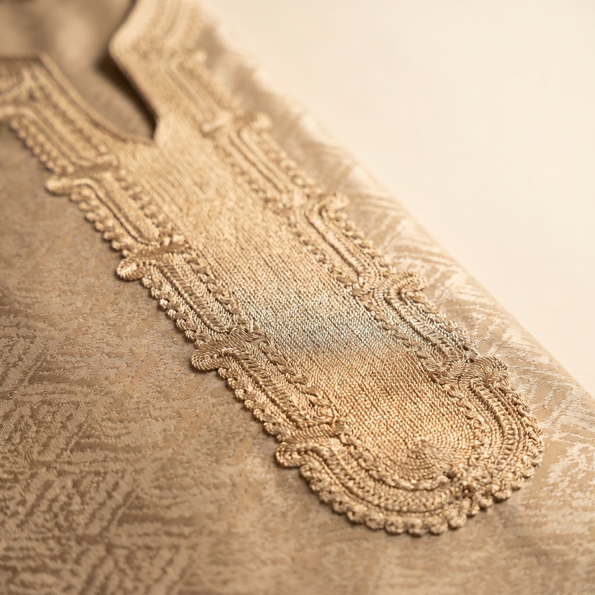 kamkha Kaftan - Beige Occasion Wear