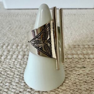 Amazigh Silver Ring – Tazrara Heritage Inspired Design